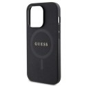 Guess GUHMP14LPSAHMCK iPhone 14 Pro 6.1" czarny/black hardcase Saffiano MagSafe