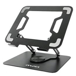 AWEI uchwyt biurkowy X46 rotacyjny na laptopa do 16" czarny/black