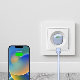 PURO MiniPro Wall Charger GaN - Ładowarka sieciowa 1 x USB-C 20W PD (niebieski)