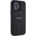 Guess GUHMP13XPSAHMCK iPhone 13 Pro Max 6.7" czarny/black hardcase Saffiano MagSafe