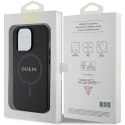 Guess GUHMP13LPSAHMCK iPhone 13 Pro / 13 6.1" czarny/black hardcase Saffiano MagSafe