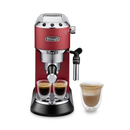 Ekspres kolbowy DeLonghi Dedica Style EC 685.R (1300W; kolor czerwony)