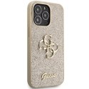 Guess GUHCP13XHG4SGD iPhone 13 Pro Max 6.7" złoty/gold hardcase Glitter Script Big 4G