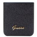 Guess GUHCZF5HGGSHK F731 Z Flip5 czarny/black hardcase Glitter Script