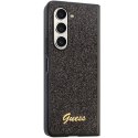 Guess GUHCZFD5HGGSHK F946 Z Fold5 czarny/black hardcase Glitter Script