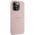 Guess GUHMP13LPSAHMCP iPhone 13 Pro / 13 6,1" różowy/pink hardcase Saffiano MagSafe