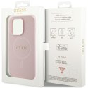 Guess GUHMP13LPSAHMCP iPhone 13 Pro / 13 6,1" różowy/pink hardcase Saffiano MagSafe