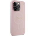 Guess GUHMP14LPSAHMCP iPhone 14 Pro 6,1" różowy/pink hardcase Saffiano MagSafe