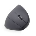 Mysz GEMBIRD MUSW-ERGO-01 (optyczna; 1600 DPI; kolor czarny)