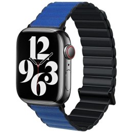 Beline pasek Apple Watch Magnetic Pro 42/44/45/49mm czarno/niebieski black/blue box