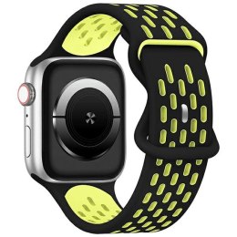 Beline pasek Apple Watch New Sport Silicone 38/40/41mm czarno-żółty black/yellow box