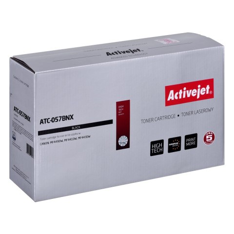 Activejet ATC-057BNX Toner (zamiennik Canon CRG-057HBK; Supreme; 10000 stron; czarny) Z CHIP