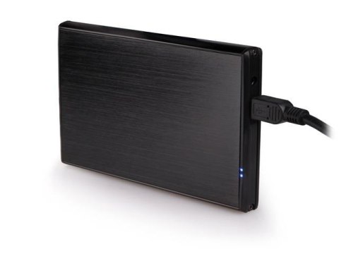 Obudowa na dysk HDD/SSD Natec RHINO USB 2.0 SATA 2,5" Aluminum Black Slim