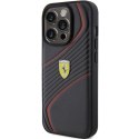 Ferrari FEHCP15LPTWK iPhone 15 Pro 6.1" czarny/black hardcase Twist Metal Logo