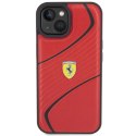 Ferrari FEHCP15SPTWR iPhone 15 6.1" czerwony/red hardcase Twist Metal Logo