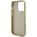 Guess GUHCP15LHG4SGD iPhone 15 Pro 6.1" złoty/gold hardcase Glitter Script Big 4G