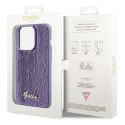 Guess GUHCP15XPSFDGSU iPhone 15 Pro Max 6.7" fioletowy/purple hardcase Sequin Script Metal