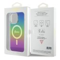 Guess GUHMP15LHITSK iPhone 15 Pro 6.1" wielokolorowy/rainbow hardcase IML Iridescent MagSafe