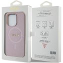 Guess GUHMP15LPSAHMCP iPhone 15 Pro 6.1" różowy/pink hardcase Saffiano MagSafe