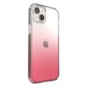 Speck Presidio Perfect-Clear + Ombre - Etui iPhone 14 Plus z powłoką MICROBAN (Clear / Vintage Rose Fade)