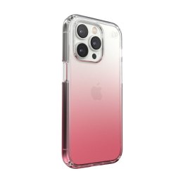 Speck Presidio Perfect-Clear + Ombre - Etui iPhone 14 Pro z powłoką MICROBAN (Clear / Vintage Rose Fade)