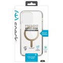 Speck Presidio Perfect-Clear with Glitter + MagSafe - Etui iPhone 14 Plus z powłoką MICROBAN (Clear / Gold Glitter)