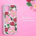 Rifle Paper Clear - Etui iPhone 14 Plus zdobione złotem (Rose Garden)