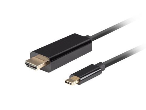 Kabel adapter Lanberg USB-C(M) - HDMI(M) 3m 4K 60Hz czarny