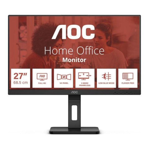 Monitor AOC 27" 27E3QAF HDMI DP VGA głośniki 2x2W