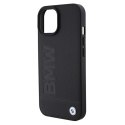 BMW BMHMP15SSLLBK iPhone 15 6.1" czarny/black Magsafe hardcase Signature Logo Imprint