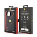 Ferrari FEHCP15SPTWK iPhone 15 6.1" czarny/black hardcase Twist Metal Logo