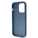 Guess GUHCP14XP4TDSCPB iPhone 14 Pro Max 6.7" niebieski/blue hardcase Crossbody 4G Metal Logo