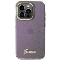 Guess GUHCP15LHDECMP iPhone 15 Pro 6.1" różowy/pink hardcase IML Faceted Mirror Disco Iridescent
