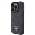 Guess GUHCP15LP4TDSCPK iPhone 15 Pro 6.1" czarny/black hardcase Crossbody 4G Metal Logo