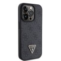 Guess GUHCP15LP4TDSCPK iPhone 15 Pro 6.1" czarny/black hardcase Crossbody 4G Metal Logo