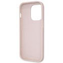 Guess GUHCP15LP4TDSCPP iPhone 15 Pro 6.1" różowy/pink hardcase Crossbody 4G Metal Logo