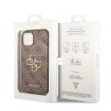 Guess GUHCP15S4GMGBR iPhone 15 6.1" brązowy/brown hardcase 4G Big Metal Logo
