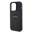 Guess GUHMP15LPSAHMCK iPhone 15 Pro 6.1" czarny/black hardcase Saffiano MagSafe