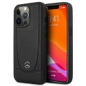 Mercedes MEHCP15LARMBK iPhone 15 Pro 6.1" czarny/black hardcase Leather Urban