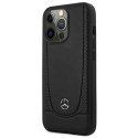 Mercedes MEHCP15LARMBK iPhone 15 Pro 6.1" czarny/black hardcase Leather Urban