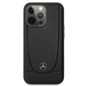 Mercedes MEHCP15LARMBK iPhone 15 Pro 6.1" czarny/black hardcase Leather Urban