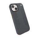 Speck Presidio2 Grip - Etui iPhone 15 (Charcoal Grey / Cool Bronze / White)