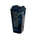 Quokka Vaso Cafe Doble Pared - Kubek plastikowy z podwójnymi ściankami 450 ml (Dark Stone)