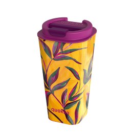 Quokka Vaso Cafe Doble Pared - Kubek plastikowy z podwójnymi ściankami 450 ml (Sun Garden)