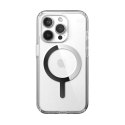 Speck Presidio Perfect-Clear MagSafe - Etui iPhone 15 Pro Max (Clear / Chrome Finish / Serene Silver)