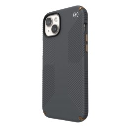 Speck Presidio2 Grip Magsafe - Etui iPhone 15 Plus (Charcoal Grey / Cool Bronze / White)