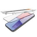 Spigen Glas.TR FC iPhone 15 Plus 6.7" "EZ FIT" szkło hartowane czarna ramka AGL06888