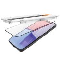 Spigen Glas.TR FC iPhone 15 Pro 6.1" "EZ FIT" szkło hartowane czarna ramka AGL06899