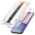 Spigen Glas.TR FC iPhone 15 Pro Max 6.7" "EZ FIT" szkło hartowane czarna ramka AGL06879