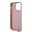 Guess GUHCP15LHG4SGP iPhone 15 Pro 6.1" różowy/pink hardcase Glitter Script Big 4G
